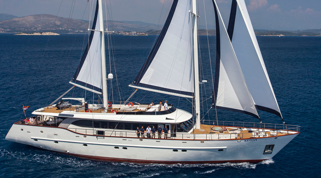 Sail on the Navilux Charter Yacht Greece