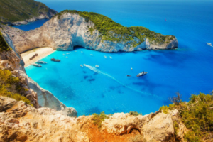 Private Beach Fronts on Charter Yacht Greece